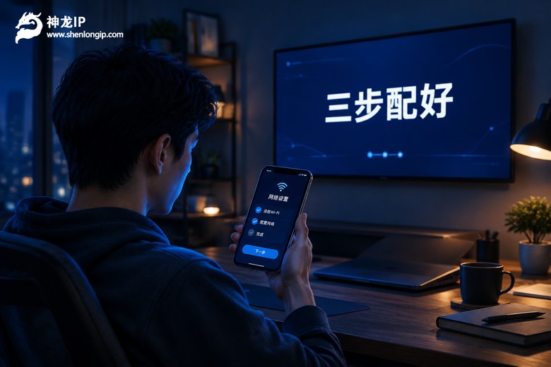 手机设置电信ip代理难吗？跟着步骤点几下，一次就能配好
