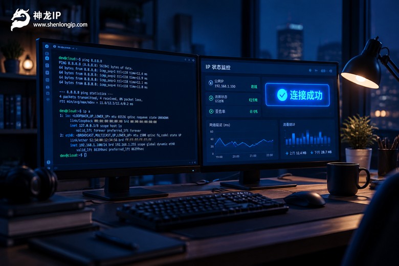 判断代理ip是否连接成功？看这五个信号，一眼识别真连还是假连