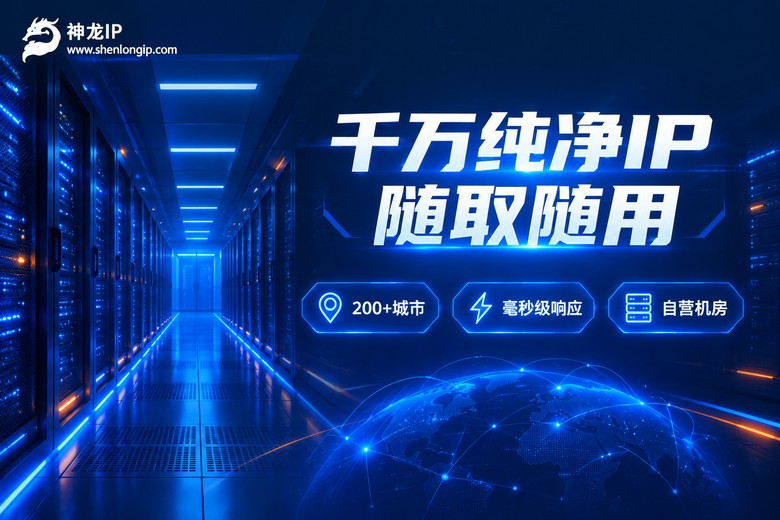 神龙IP千万纯净IP池品牌图