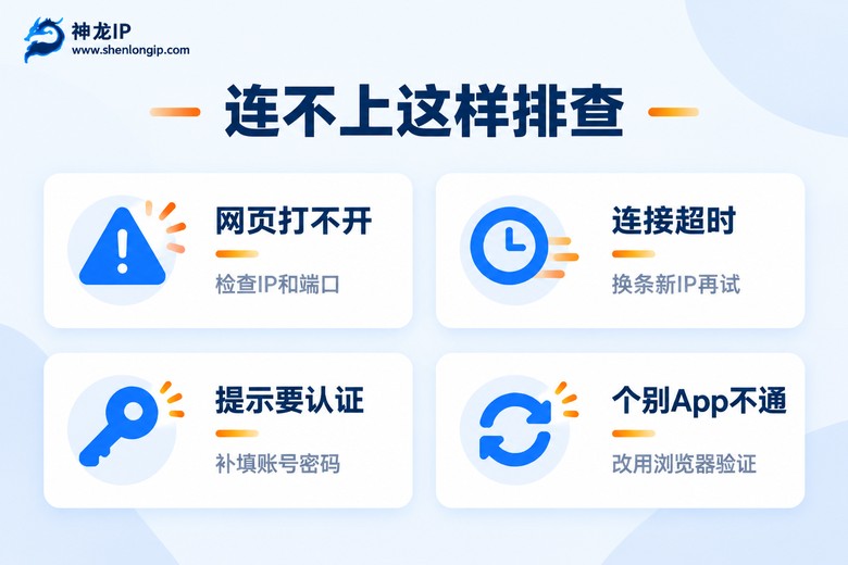 代理连不上的排查方法图解