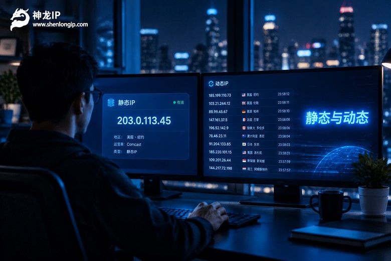 代理ip静态和动态差在哪？大白话给你点透