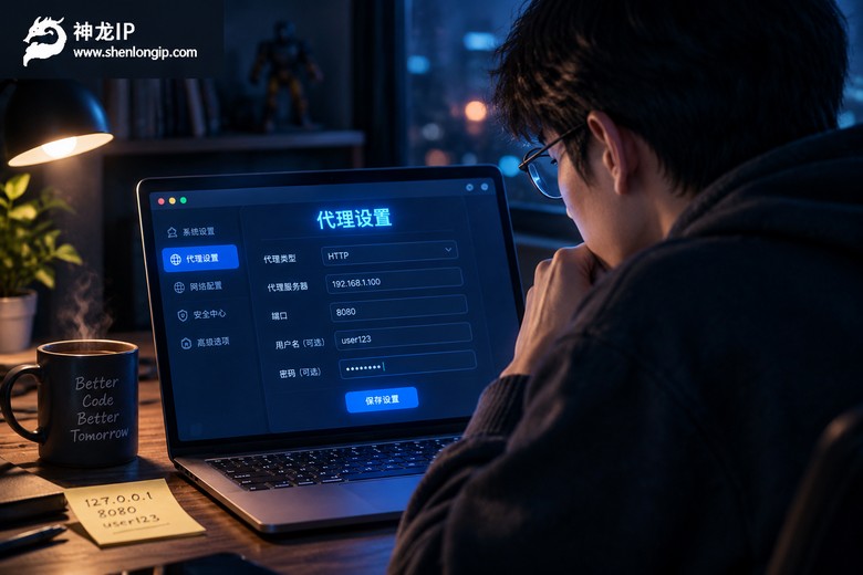 ip代理设置地址怎么填：主机、端口、账号三栏，手把手对上号