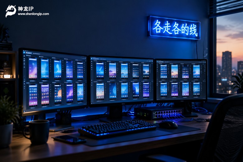 模拟器如何使用代理ip：装好就能配，多开也能各走各的线