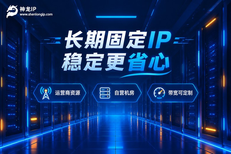 神龙IP长期固定IP稳定服务品牌图