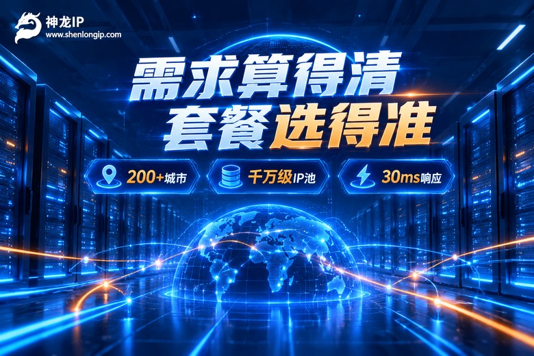 神龙IP:需求算得清,套餐选得准