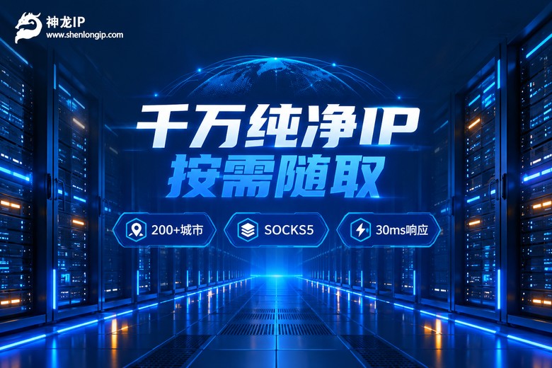 神龙IP纯净代理线路服务
