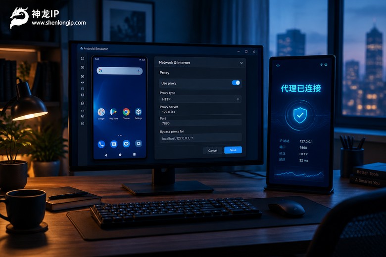 模拟器怎么设置代理ip？2026年新教程，一学就会