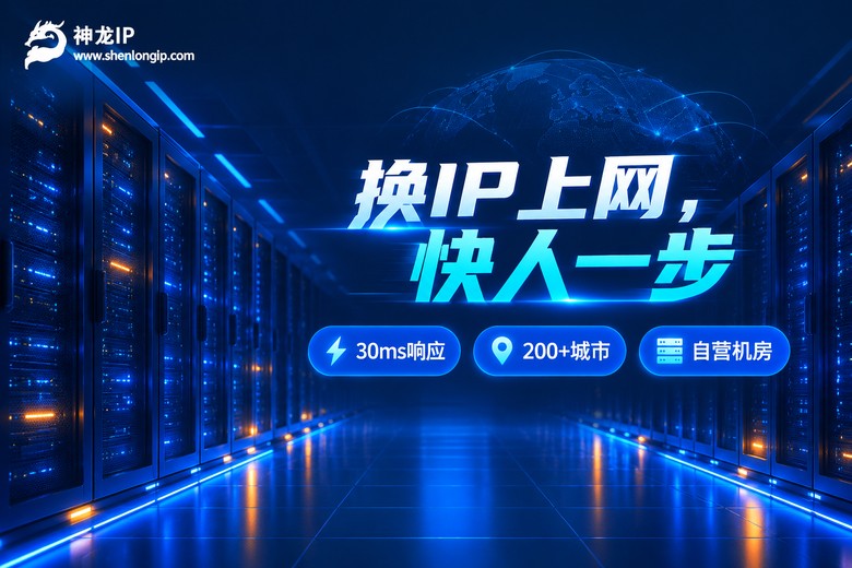 神龙IP换IP上网快人一步品牌图