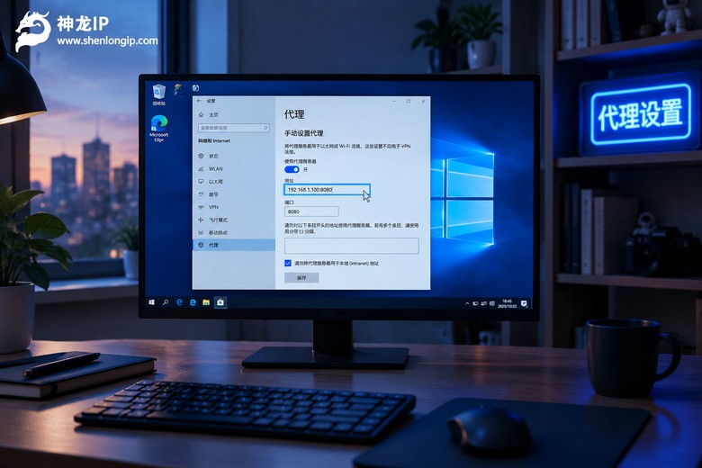 win10怎么设置代理ip？控制面板里几步搞定