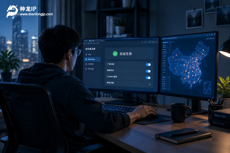 浏览器怎么设置代理ip？改一处全站都生效