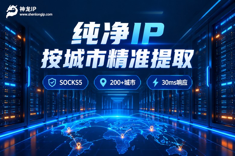 神龙IP纯净代理IP服务品牌图