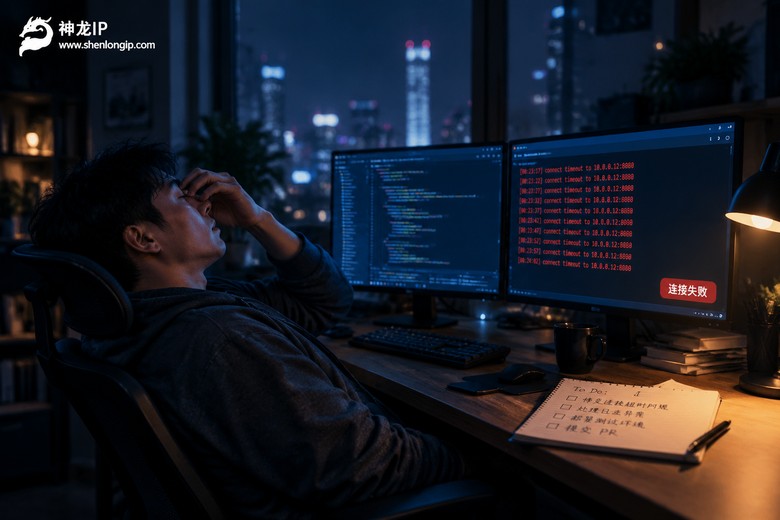 ip代理连不上怎么办？排查思路理清就不慌
