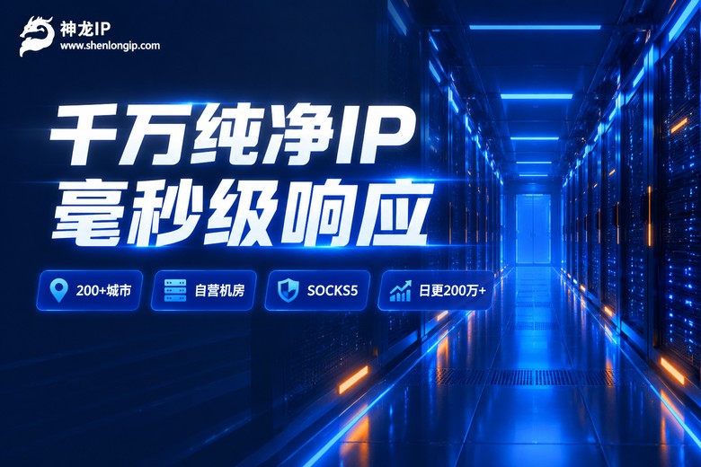 神龙IP千万纯净IP毫秒级响应品牌图