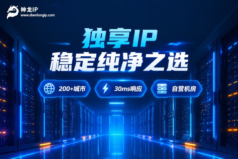神龙IP独享代理品牌特色图