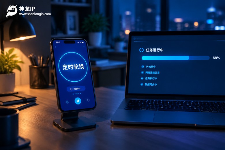 手机代理ip怎么定时轮换？自动更换IP功能设置详解
