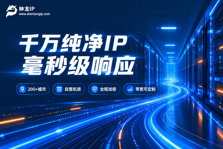 神龙IP品牌图:千万纯净IP池与毫秒级响应