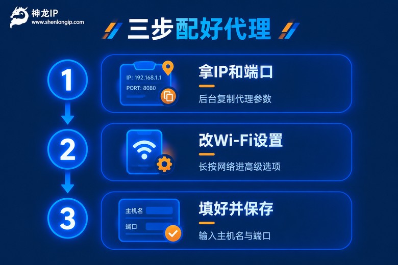 模拟器代理配置三步骤