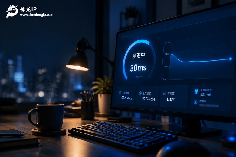 ip代理速度怎么看？测速指标解读与提速优化技巧分享
