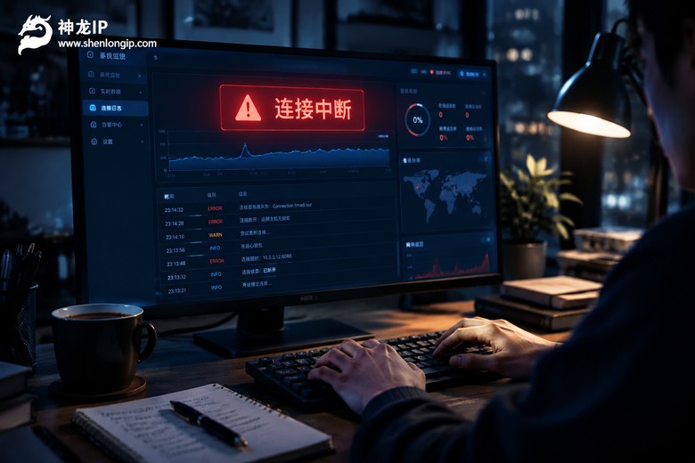 代理ip掉线怎么办？掉线原因排查与连接稳定性优化方案