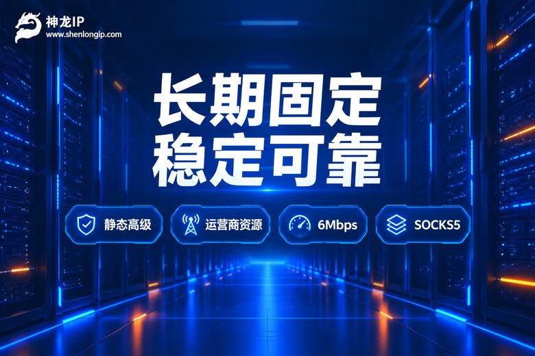 神龙IP静态代理品牌卖点图
