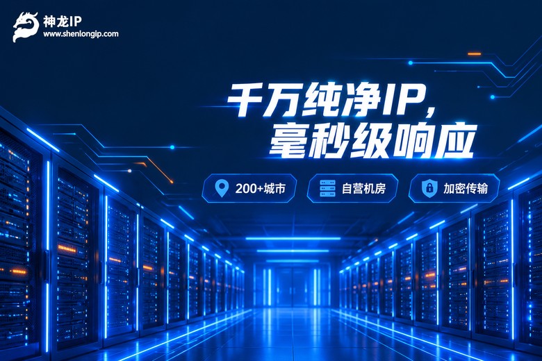 神龙IP千万纯净IP毫秒级响应品牌图